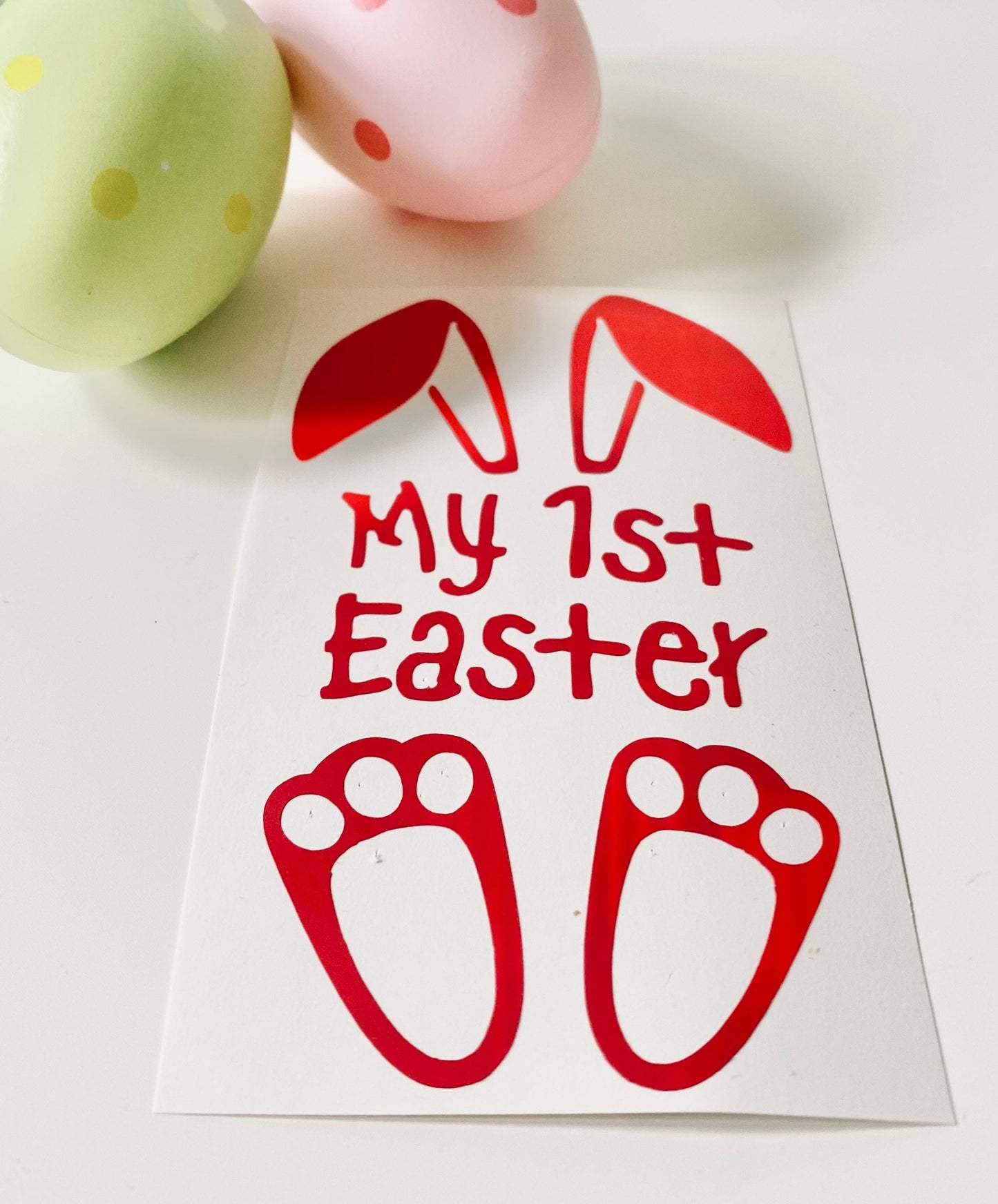 My 1st Easter Vinyl Decal Sticker