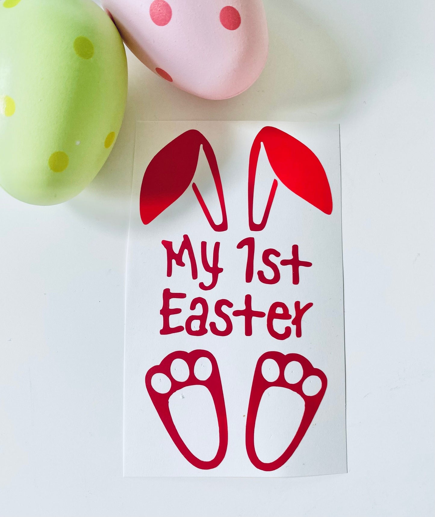 My 1st Easter Vinyl Decal Sticker