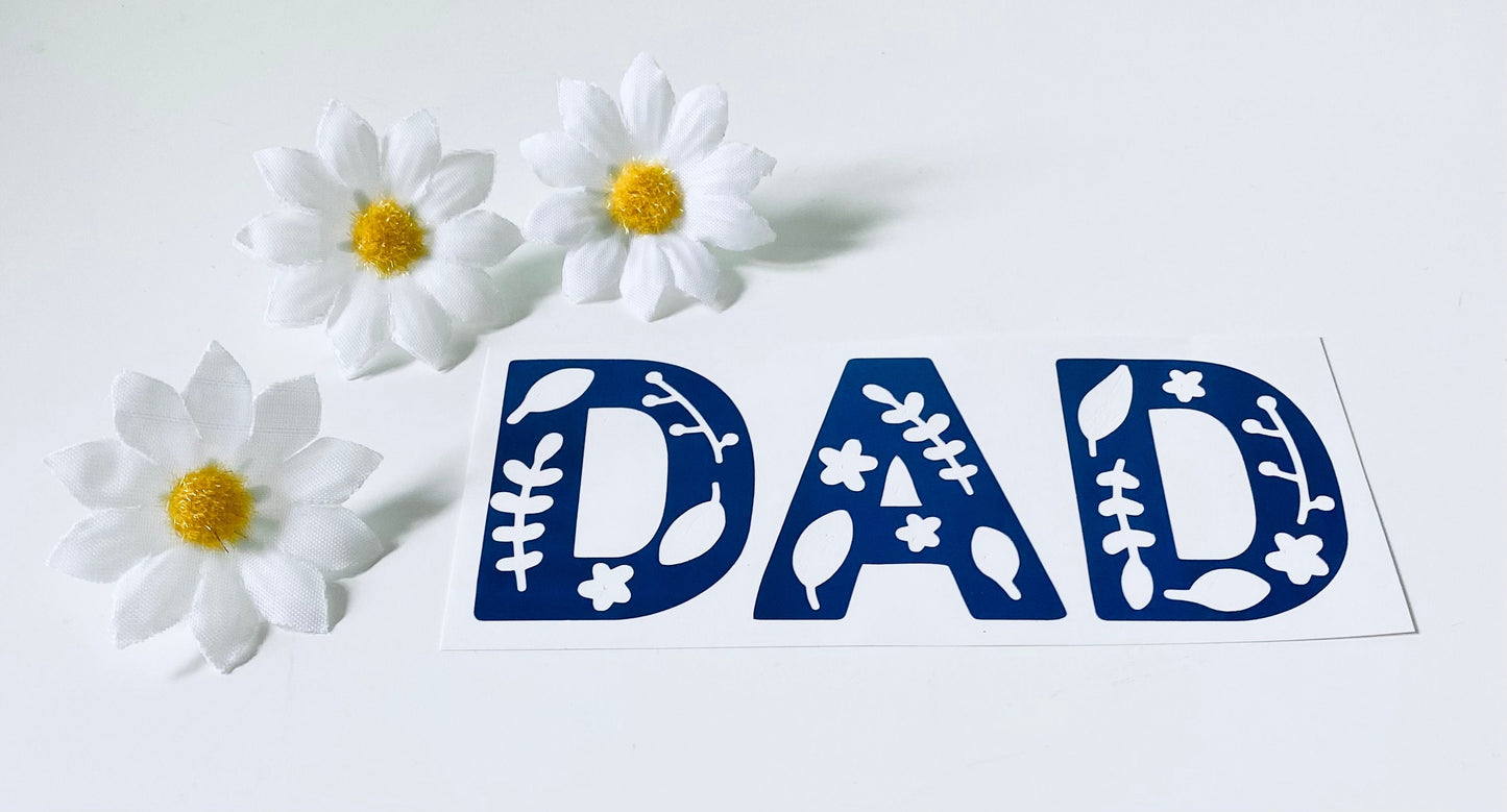 Fathers Day Vinyl Decal Sticker