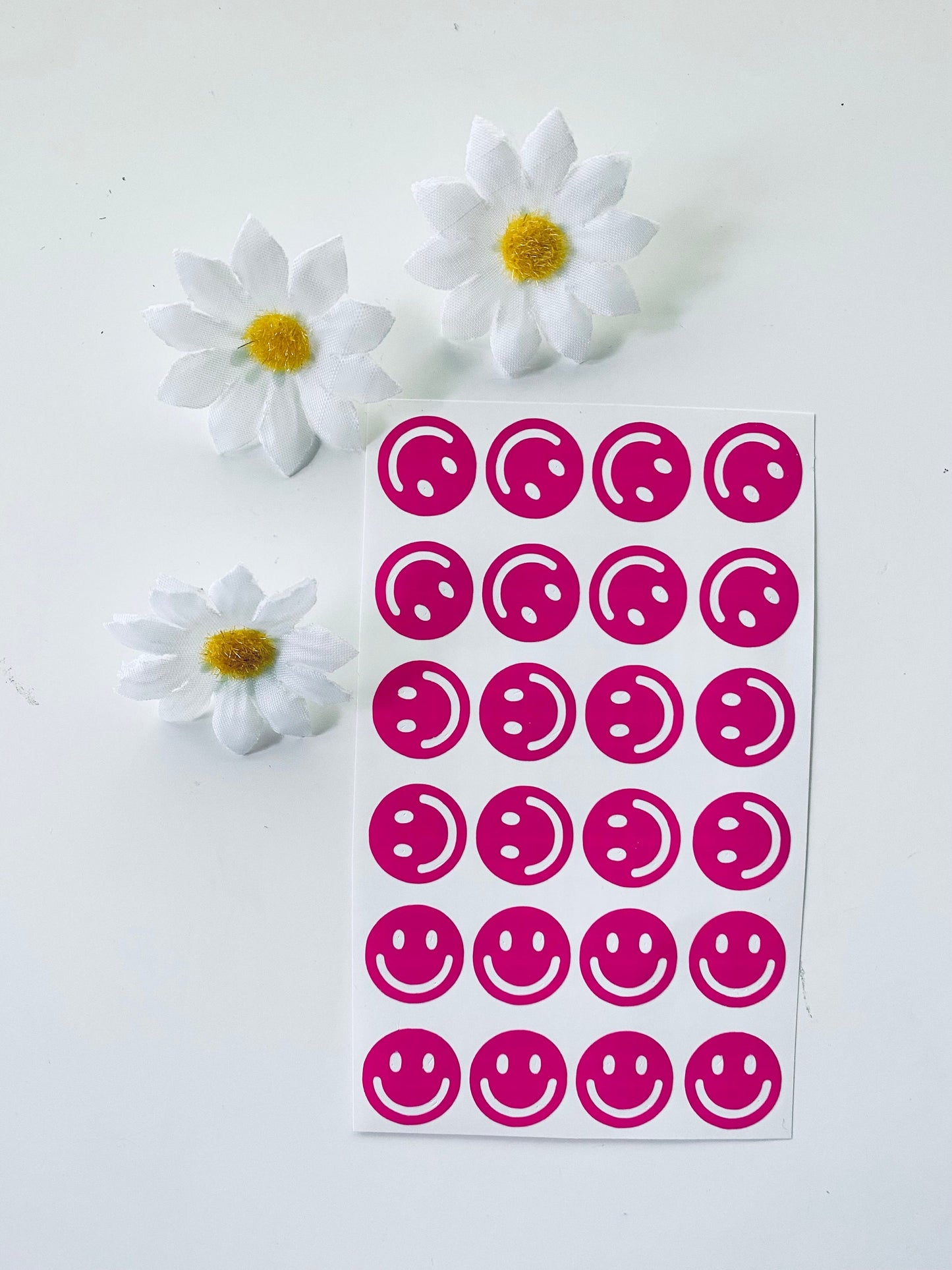 Smiley Faces  x 24 Vinyl Decal Stickers