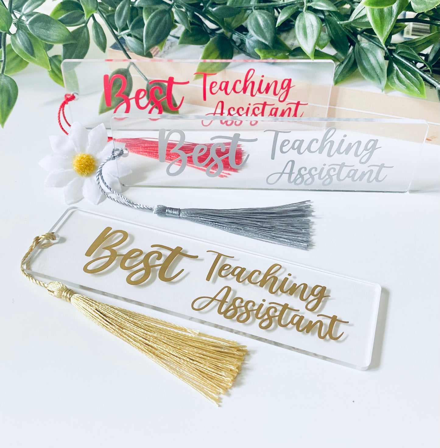 Best Teaching Assistant Acrylic Bookmarkers - Gift Ideas