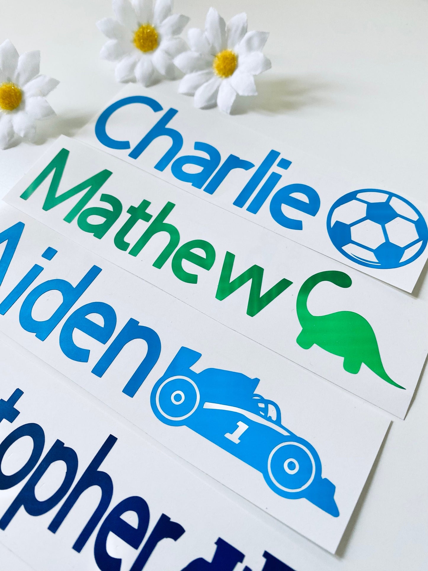 Personalised Vinyl Decal Stickers