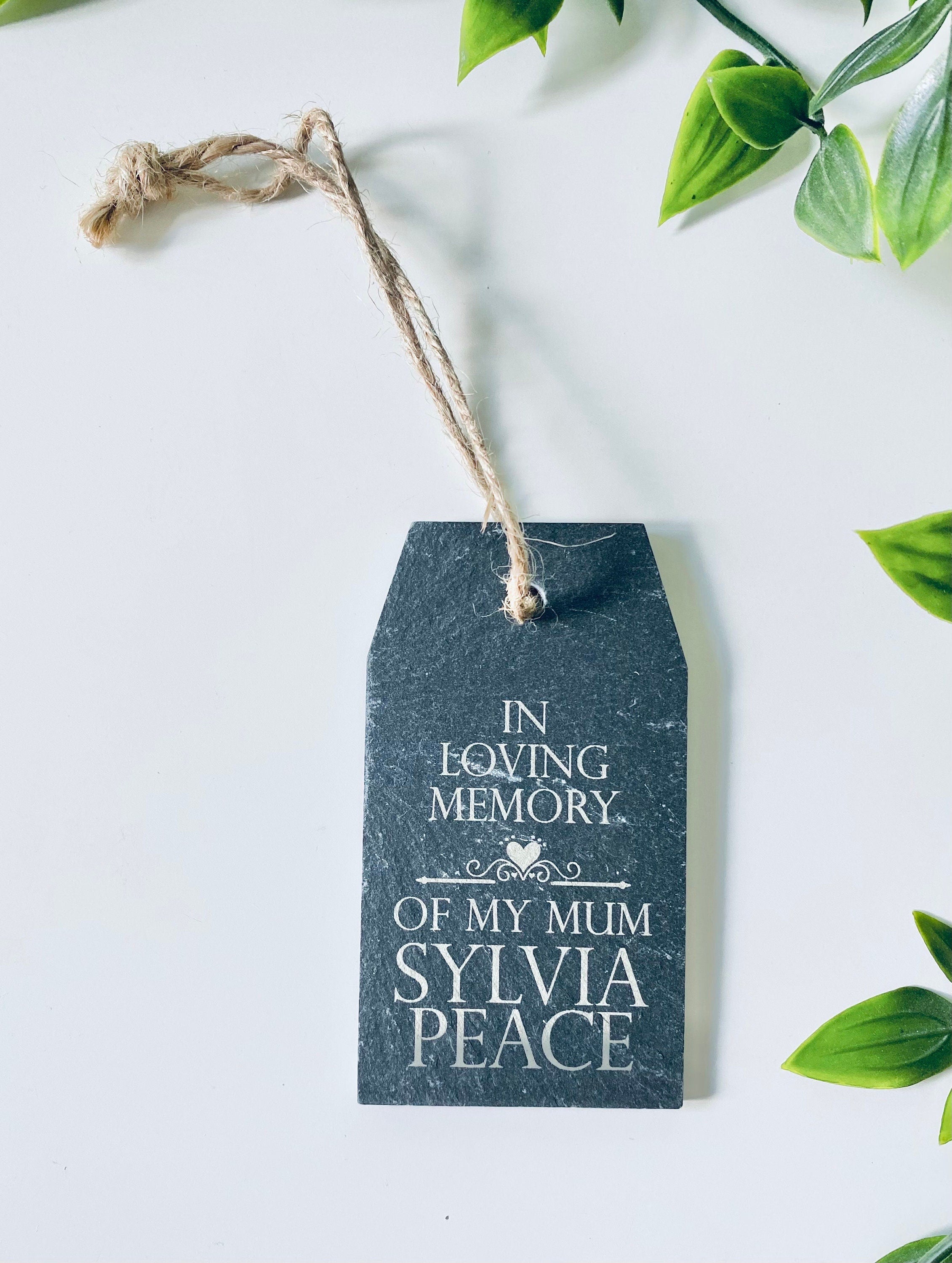 Memorial tags best sale