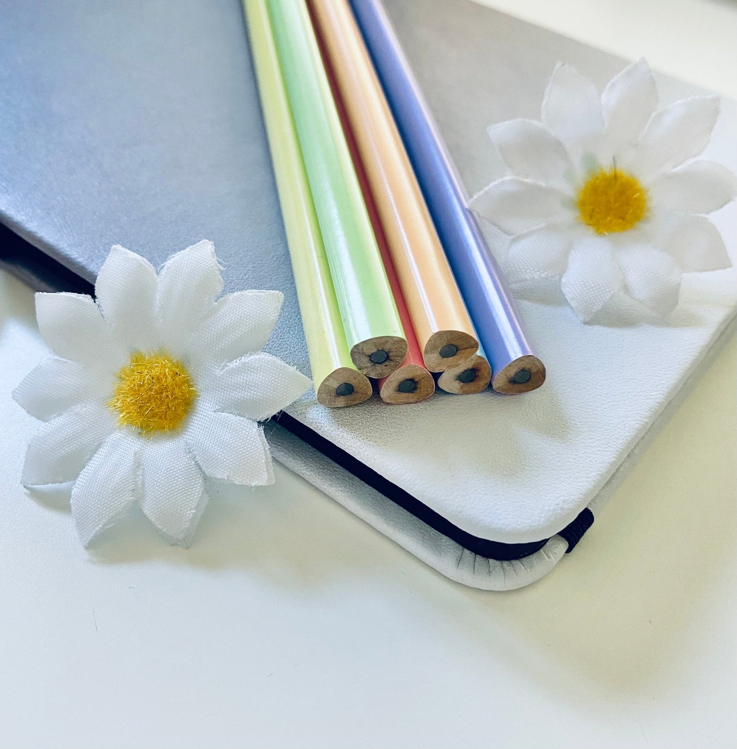 Personalised Pastel Colour Triangle Pencils - Laser Engraved