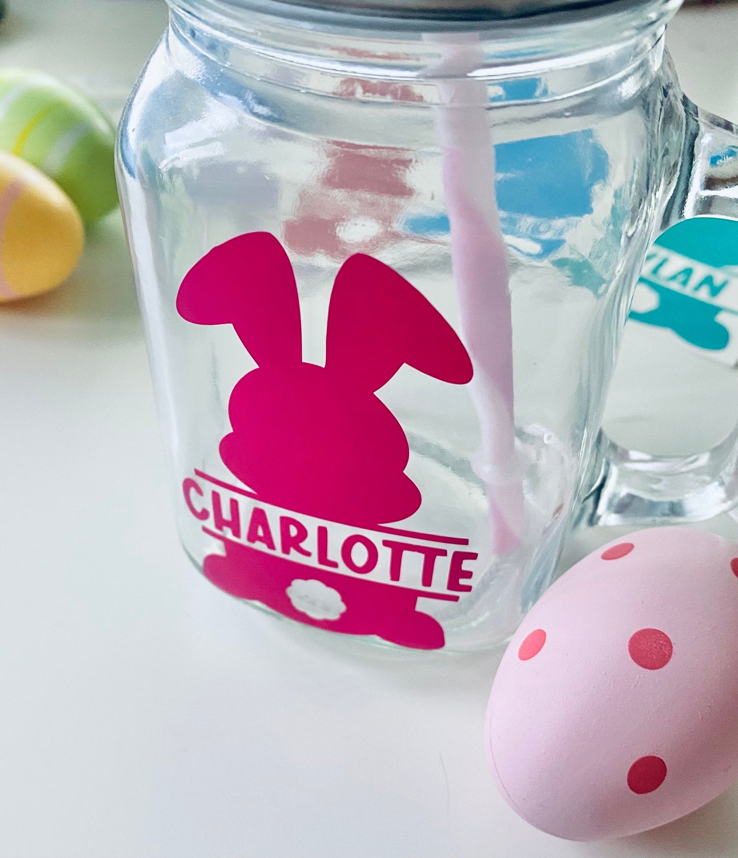 Personalised Easter Bunny Vinyl Decal Stickers