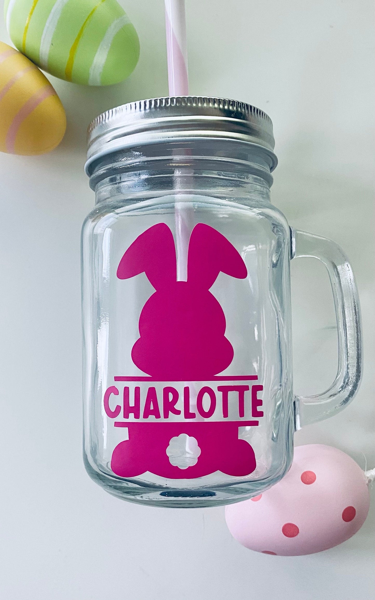 Personalised Easter Bunny Vinyl Decal Stickers